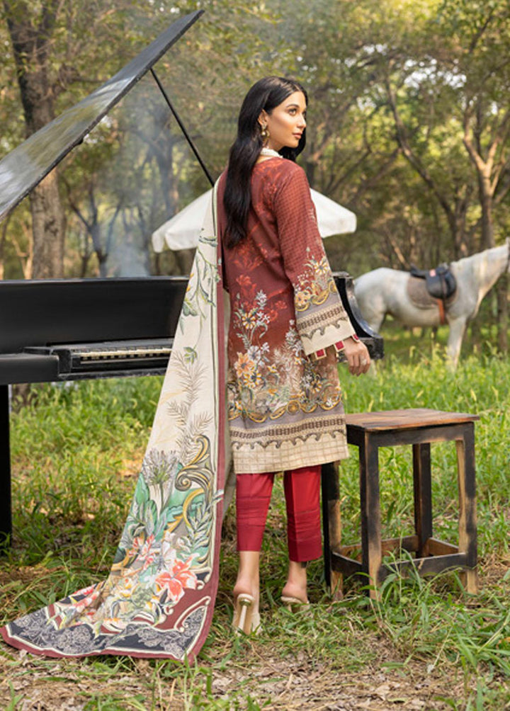 Salina by Regalia Textiles Printed Khaddar Suits Unstitched 3 Piece RGT22K D-08 - Winter Collection