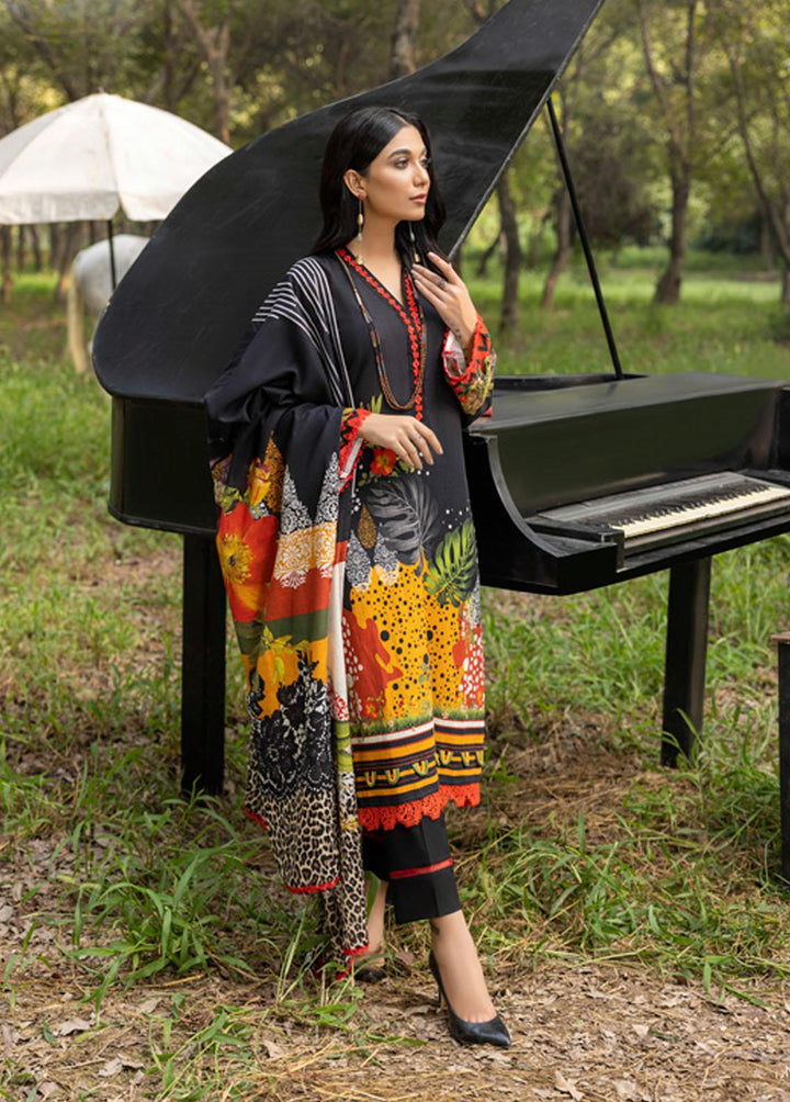 Salina by Regalia Textiles Printed Khaddar Suits Unstitched 3 Piece RGT22K D-12 - Winter Collection