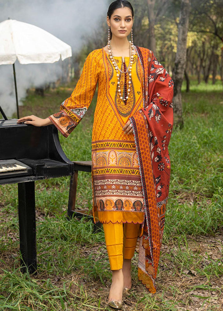 Salina by Regalia Textiles Printed Khaddar Suits Unstitched 3 Piece RGT22K D-15 - Winter Collection