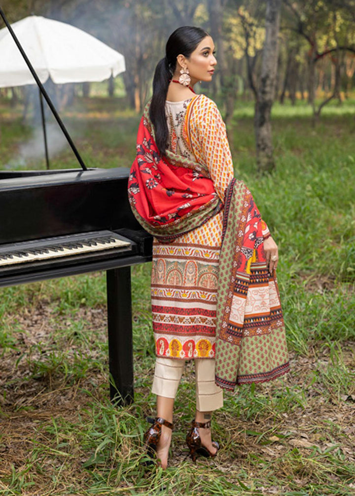 Salina by Regalia Textiles Printed Khaddar Suits Unstitched 3 Piece RGT22K D-16 - Winter Collection