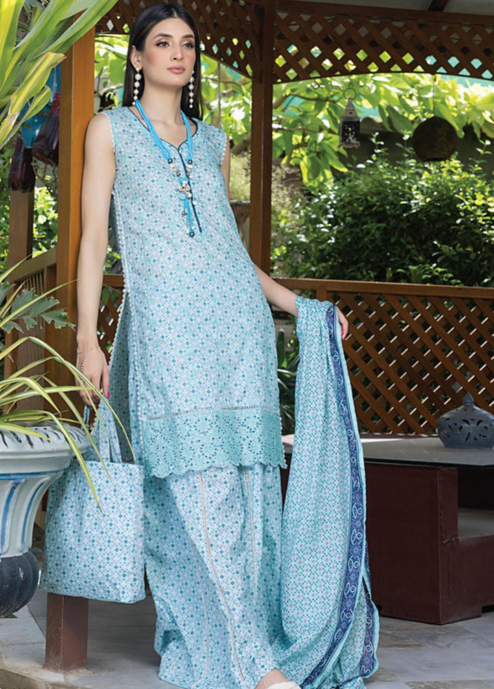 Salina By Regalia Textiles Embroidered Chikankari Lawn Suits Unstitched 3 Piece RGT23-SL2 D-03 - Summer Collection