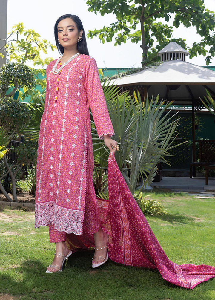 Salina By Regalia Textiles Embroidered Chikankari Lawn Suits Unstitched 3 Piece RGT23-SL2 D-04 - Summer Collection