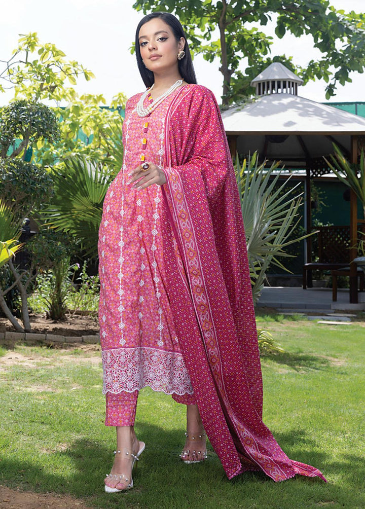 Salina By Regalia Textiles Embroidered Chikankari Lawn Suits Unstitched 3 Piece RGT23-SL2 D-04 - Summer Collection