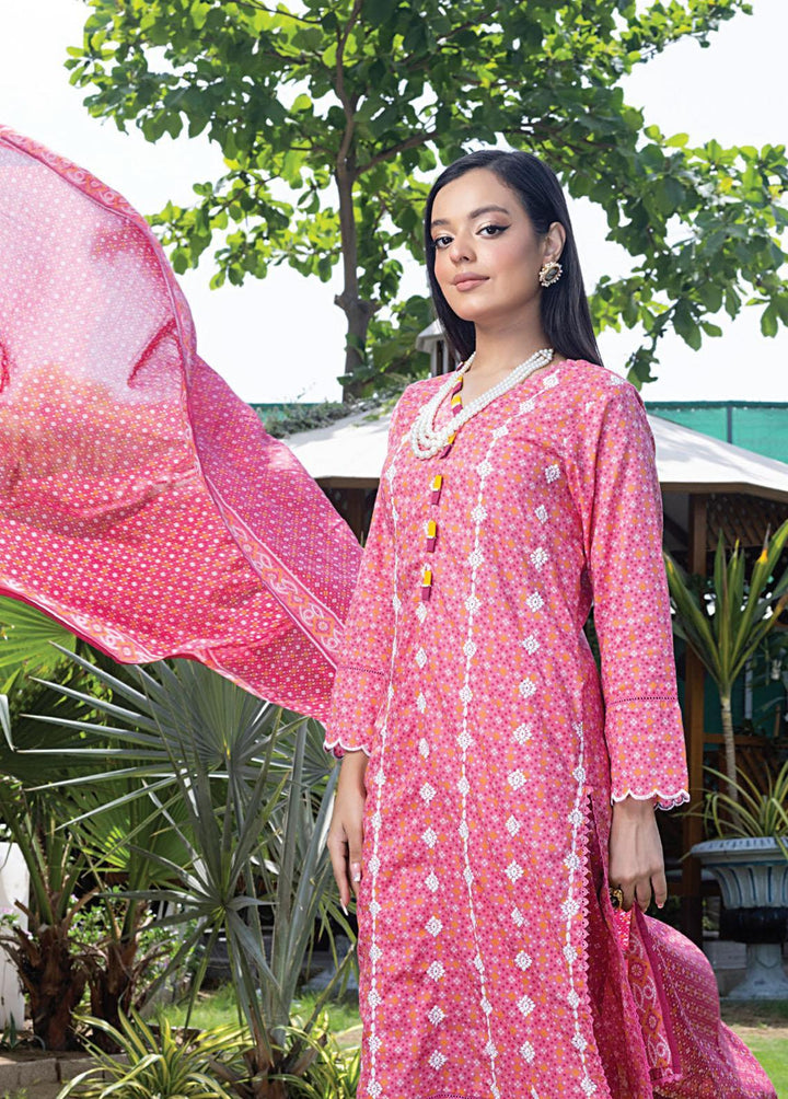 Salina By Regalia Textiles Embroidered Chikankari Lawn Suits Unstitched 3 Piece RGT23-SL2 D-04 - Summer Collection