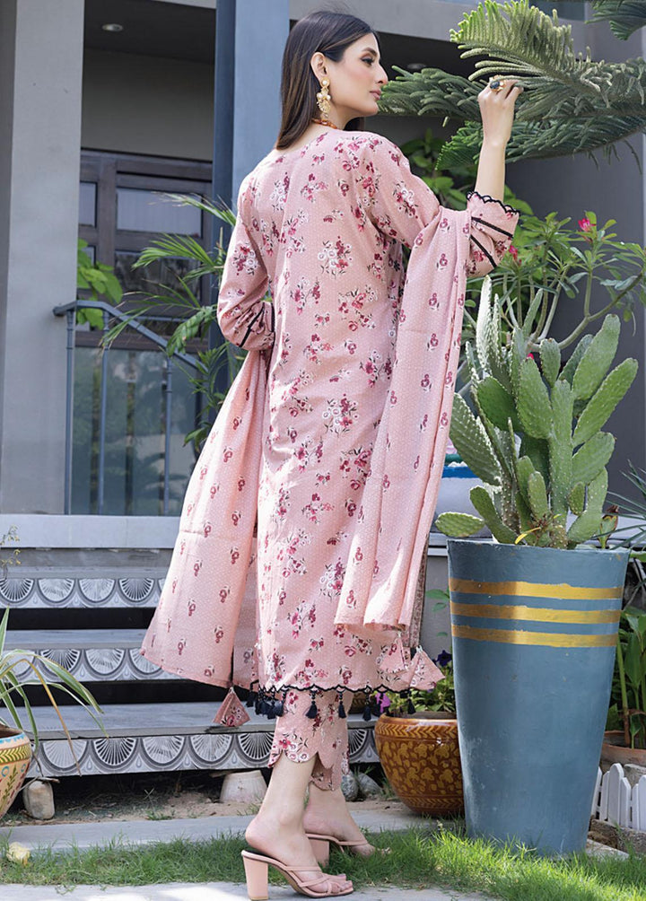 Salina By Regalia Textiles Embroidered Chikankari Lawn Suits Unstitched 3 Piece RGT23-SL2 D-05 - Summer Collection