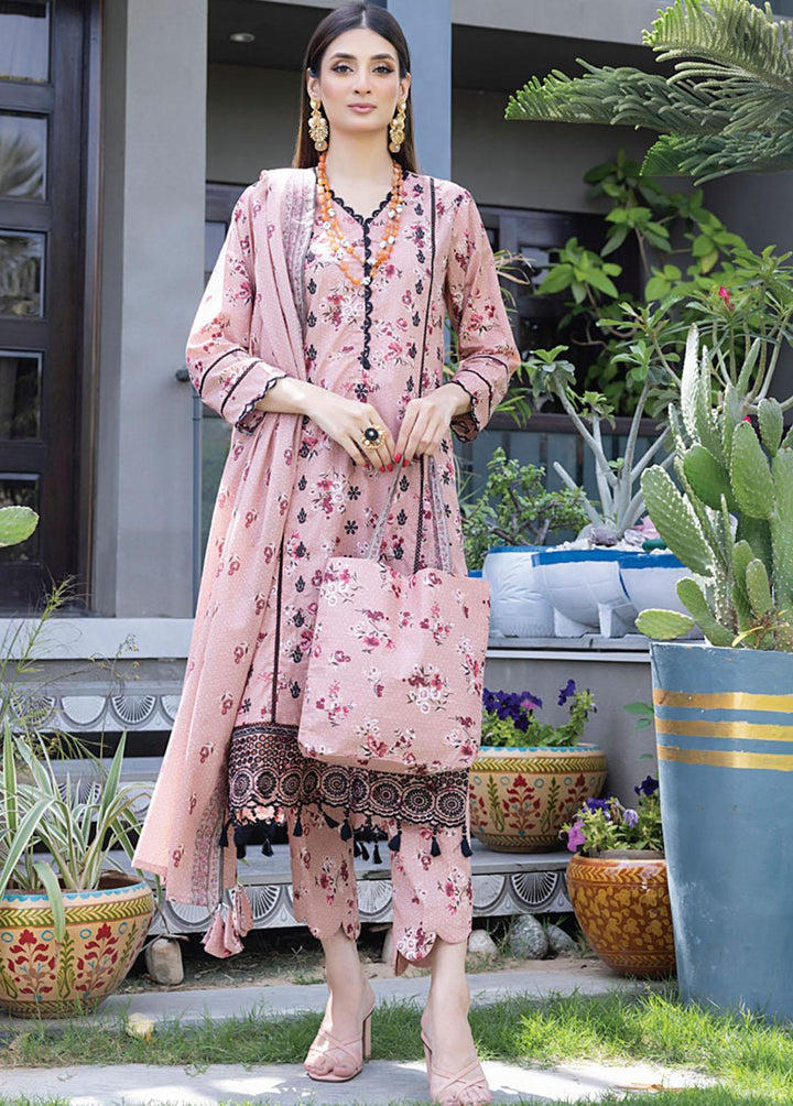 Salina By Regalia Textiles Embroidered Chikankari Lawn Suits Unstitched 3 Piece RGT23-SL2 D-05 - Summer Collection