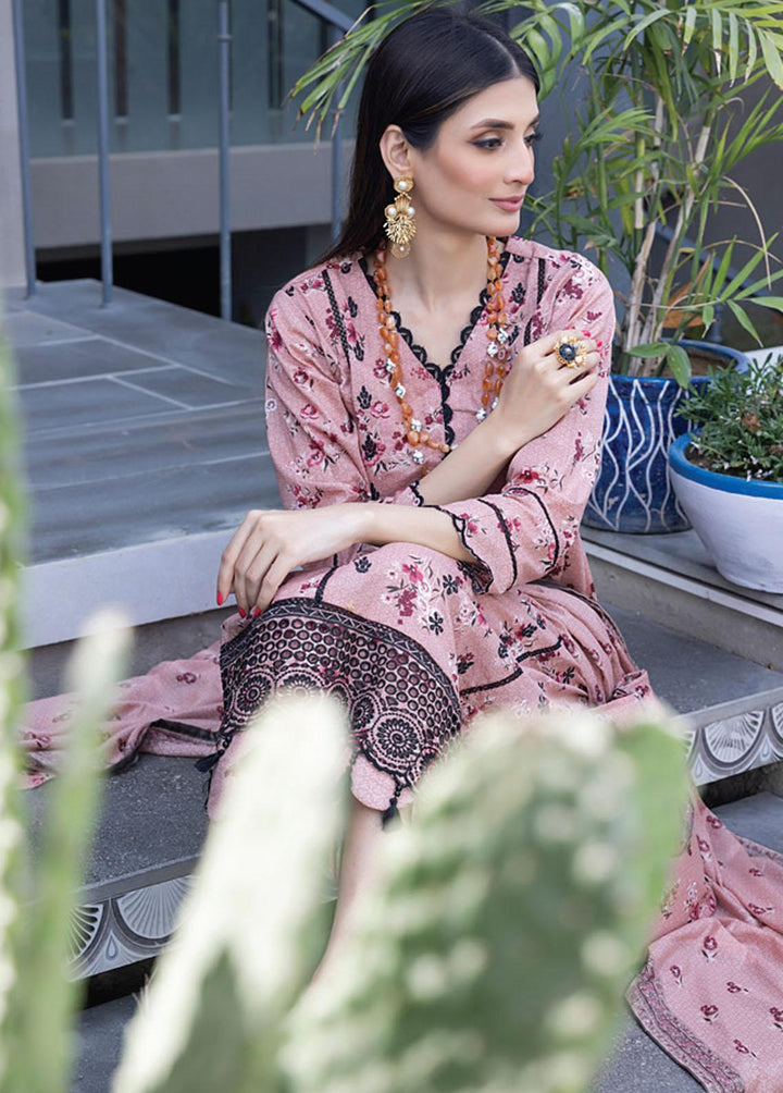 Salina By Regalia Textiles Embroidered Chikankari Lawn Suits Unstitched 3 Piece RGT23-SL2 D-05 - Summer Collection