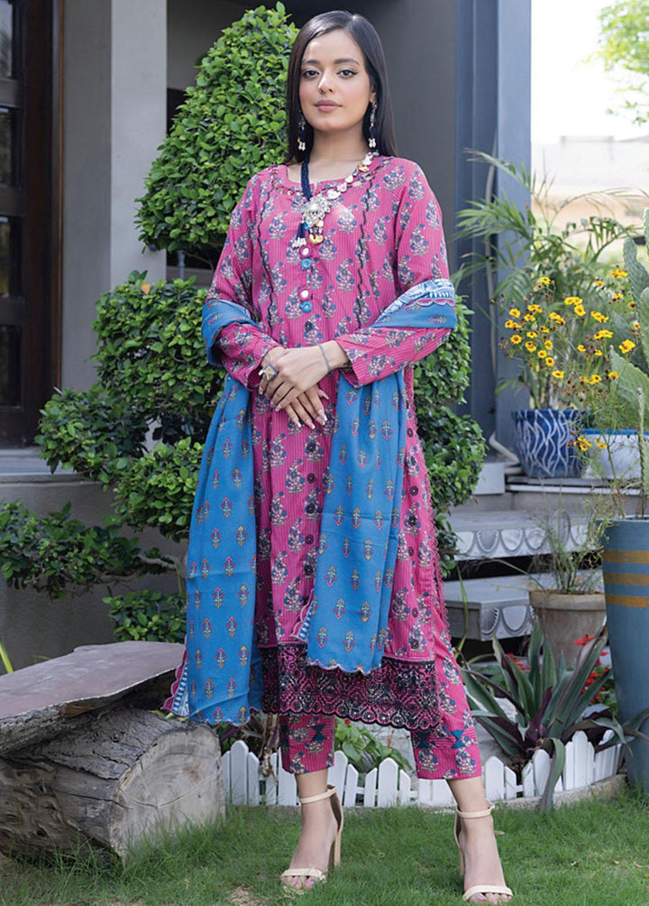 Salina By Regalia Textiles Embroidered Chikankari Lawn Suits Unstitched 3 Piece RGT23-SL2 D-06 - Summer Collection