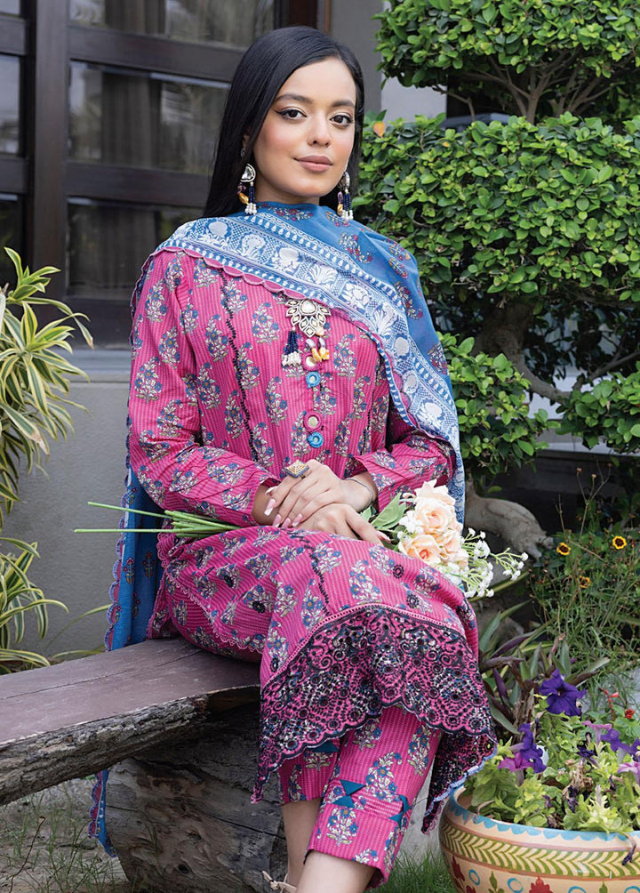 Salina By Regalia Textiles Embroidered Chikankari Lawn Suits Unstitched 3 Piece RGT23-SL2 D-06 - Summer Collection