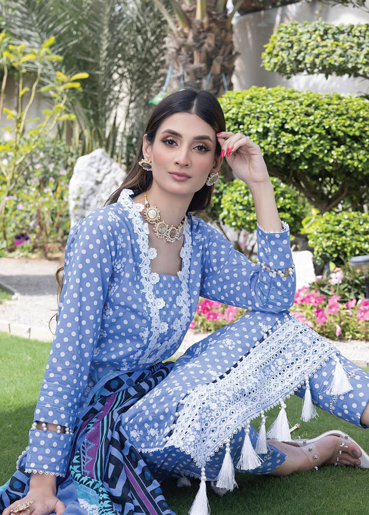 Salina By Regalia Textiles Embroidered Chikankari Lawn Suits Unstitched 3 Piece RGT23-SL2 D-08 - Summer Collection