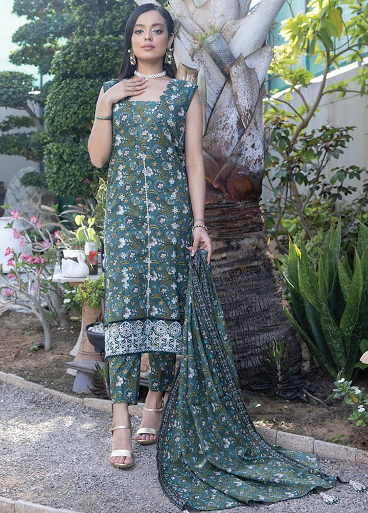 Salina By Regalia Textiles Embroidered Chikankari Lawn Suits Unstitched 3 Piece RGT23-SL2 D-11 - Summer Collection