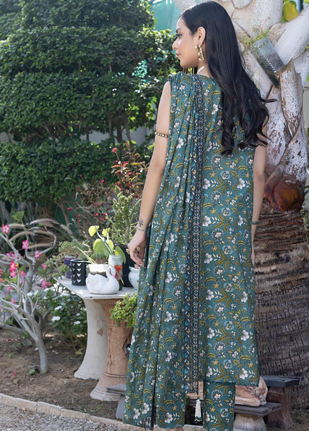 Salina By Regalia Textiles Embroidered Chikankari Lawn Suits Unstitched 3 Piece RGT23-SL2 D-11 - Summer Collection