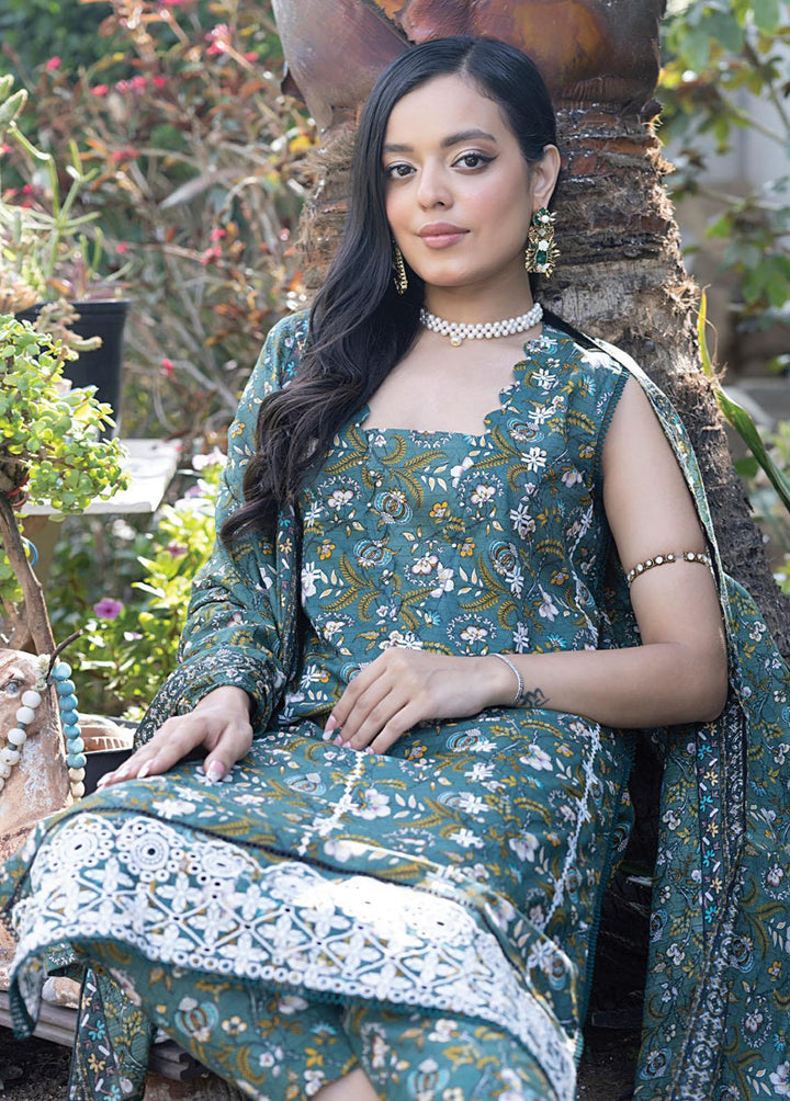 Salina By Regalia Textiles Embroidered Chikankari Lawn Suits Unstitched 3 Piece RGT23-SL2 D-11 - Summer Collection