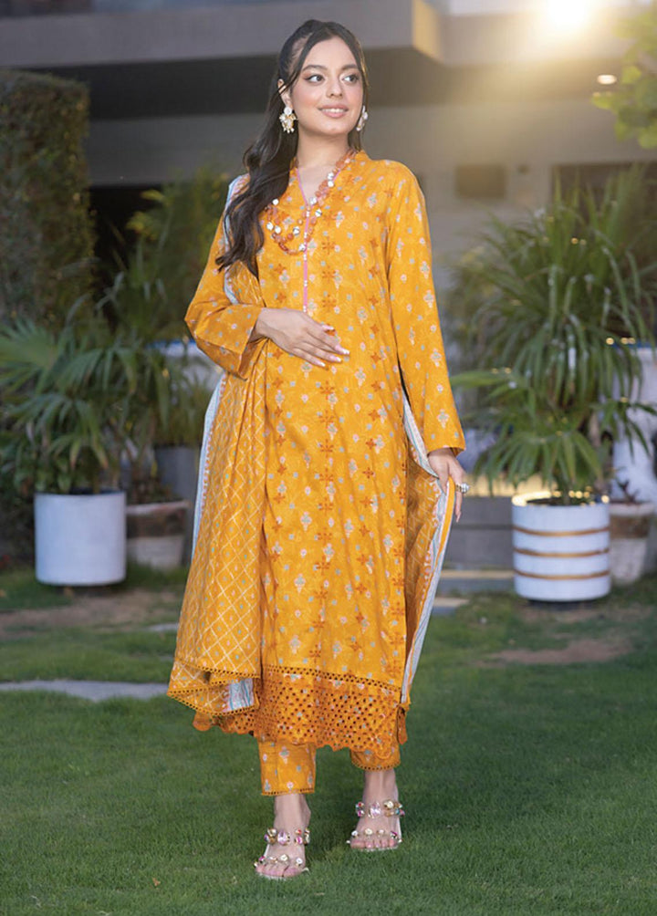 Salina By Regalia Textiles Embroidered Chikankari Lawn Suits Unstitched 3 Piece RGT23-SL2 D-12 - Summer Collection