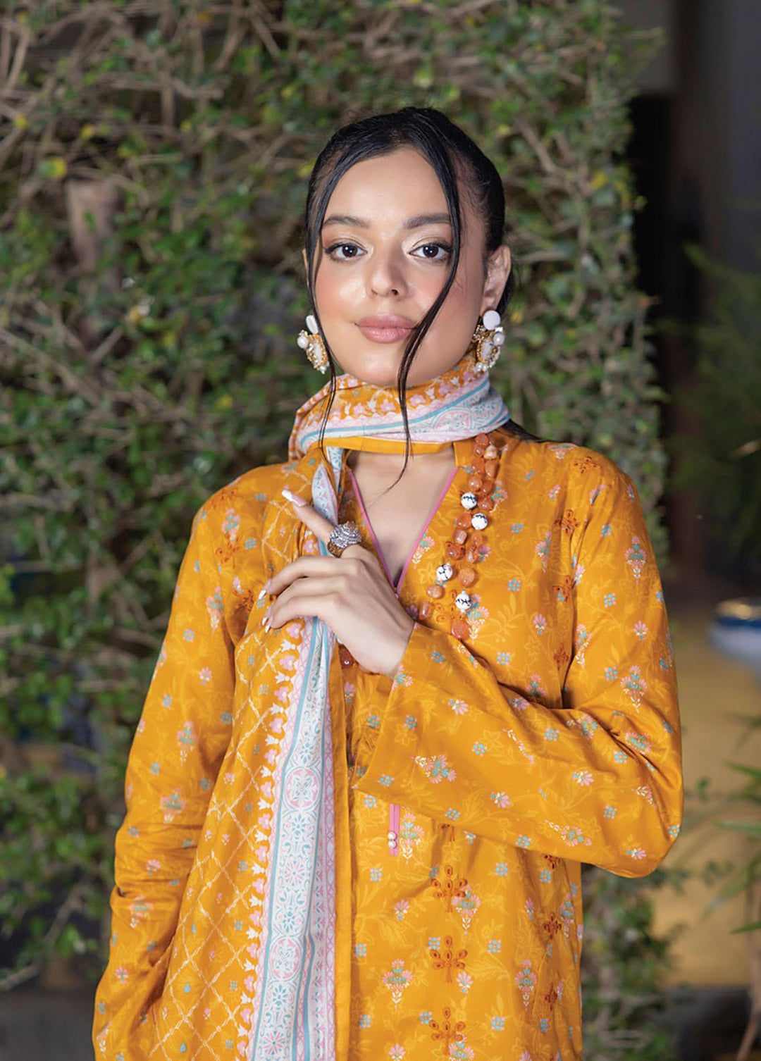 Salina By Regalia Textiles Embroidered Chikankari Lawn Suits Unstitched 3 Piece RGT23-SL2 D-12 - Summer Collection