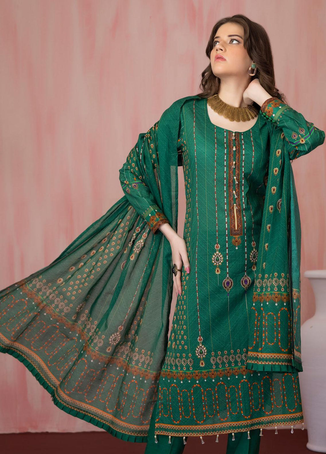 Salina By Regalia Textiles Printed Lawn Suits Unstitched 3 Piece RGT23-S5 01 - Summer Collection