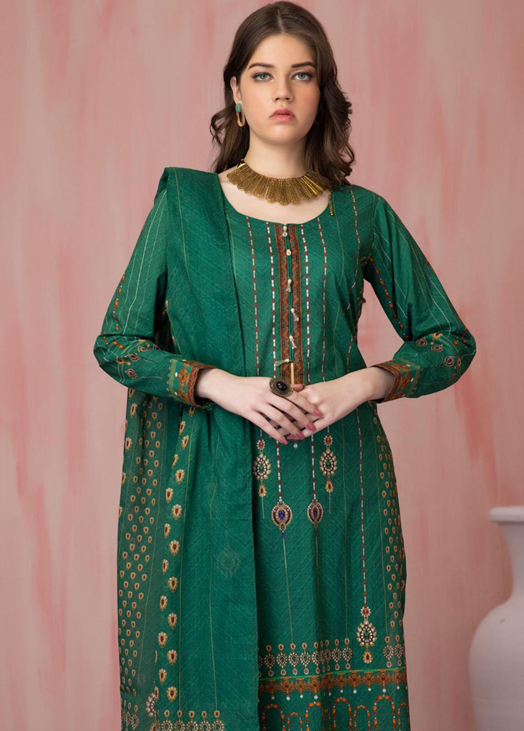 Salina By Regalia Textiles Printed Lawn Suits Unstitched 3 Piece RGT23-S5 01 - Summer Collection