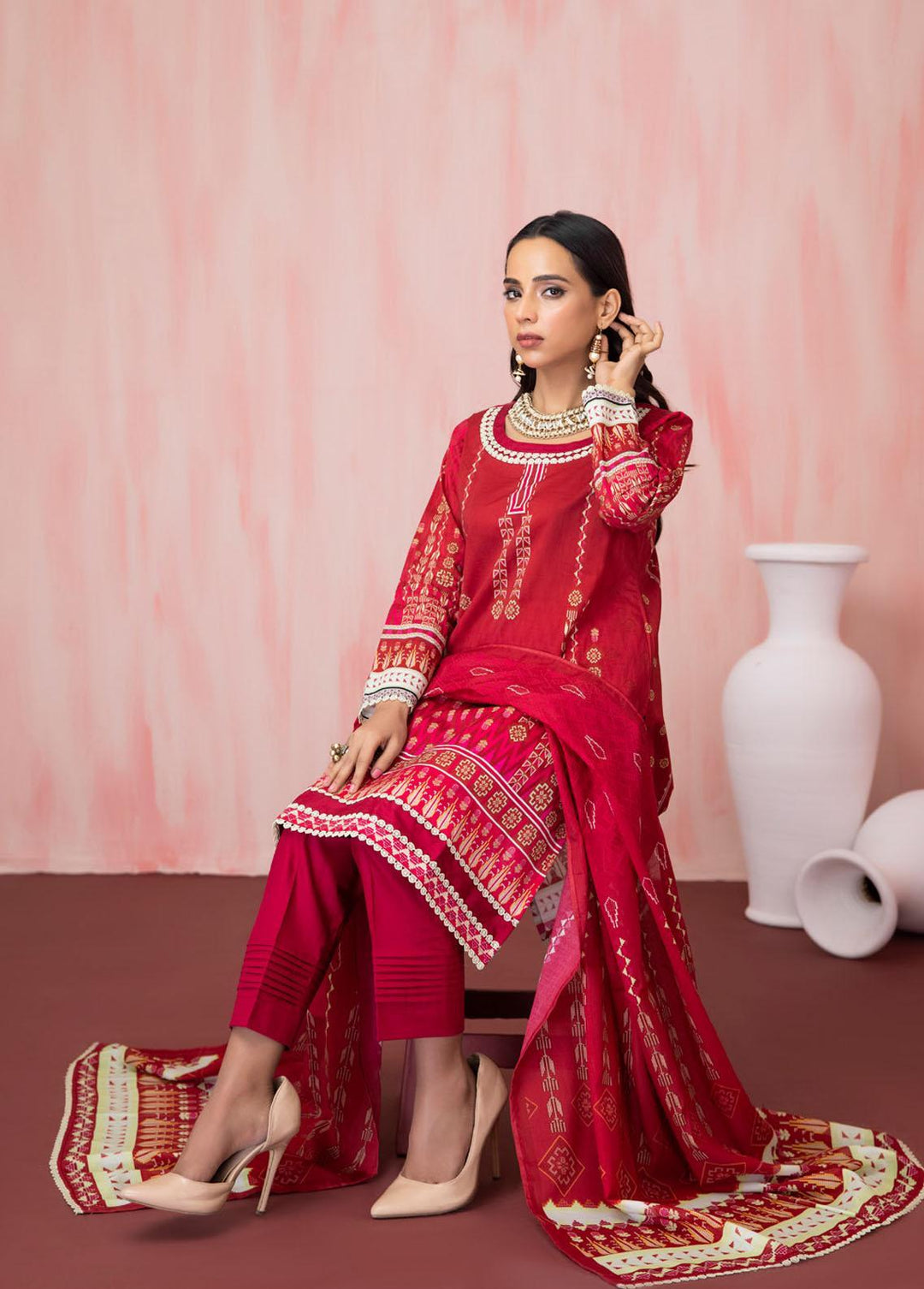 Salina By Regalia Textiles Printed Lawn Suits Unstitched 3 Piece RGT23-S5 13 - Summer Collection