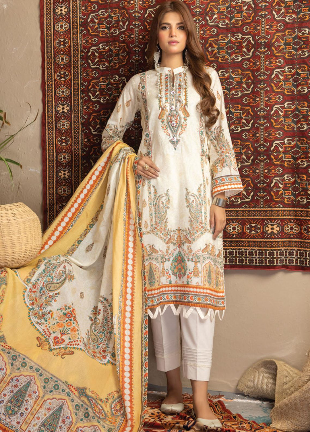 Salina By Regalia Textiles Printed Lawn Suits Unstitched 3 Piece RGT23SP D-04 - Summer Collection