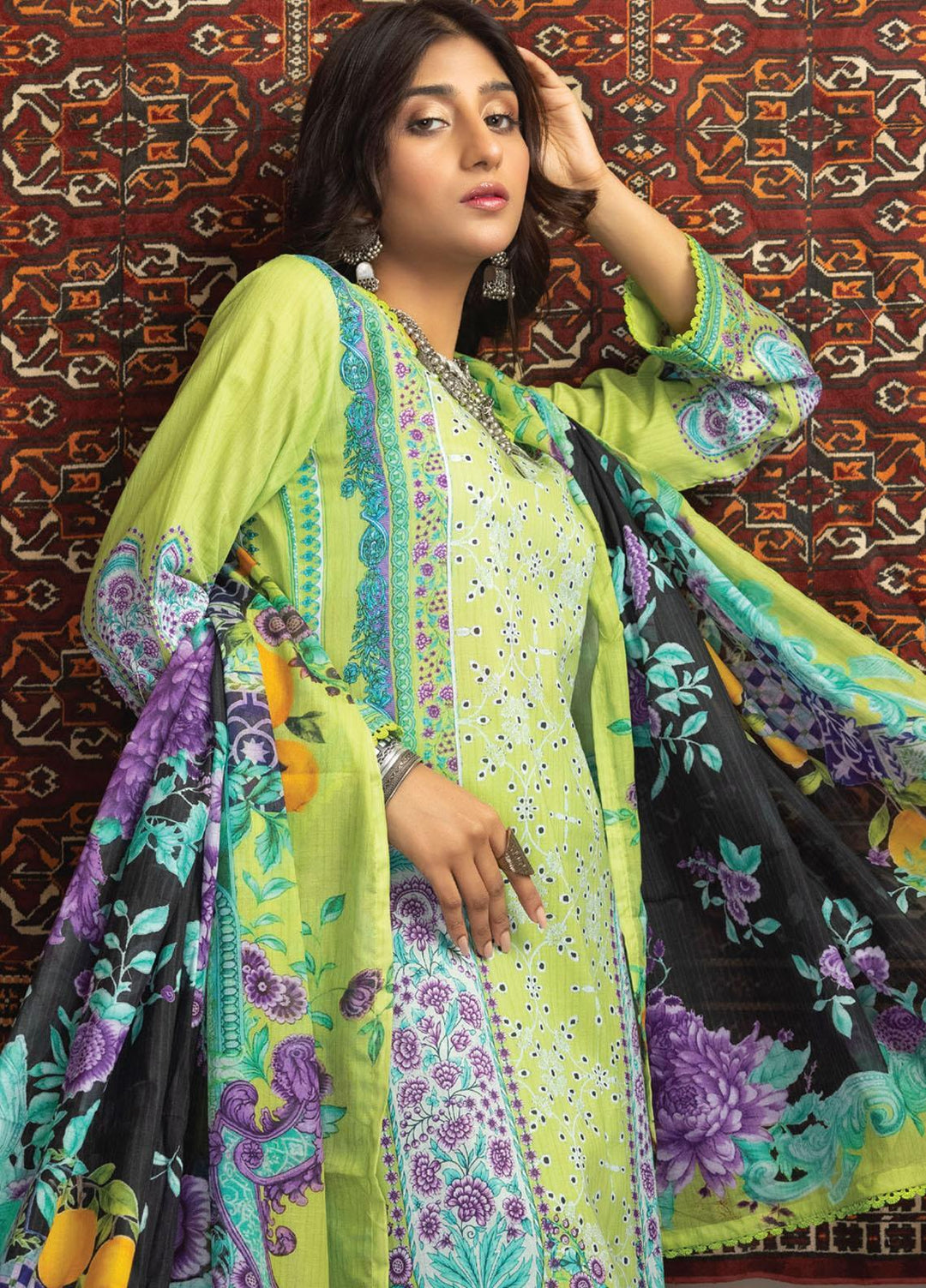 Salina By Regalia Textiles Printed Lawn Suits Unstitched 3 Piece RGT23SP D-05 - Summer Collection