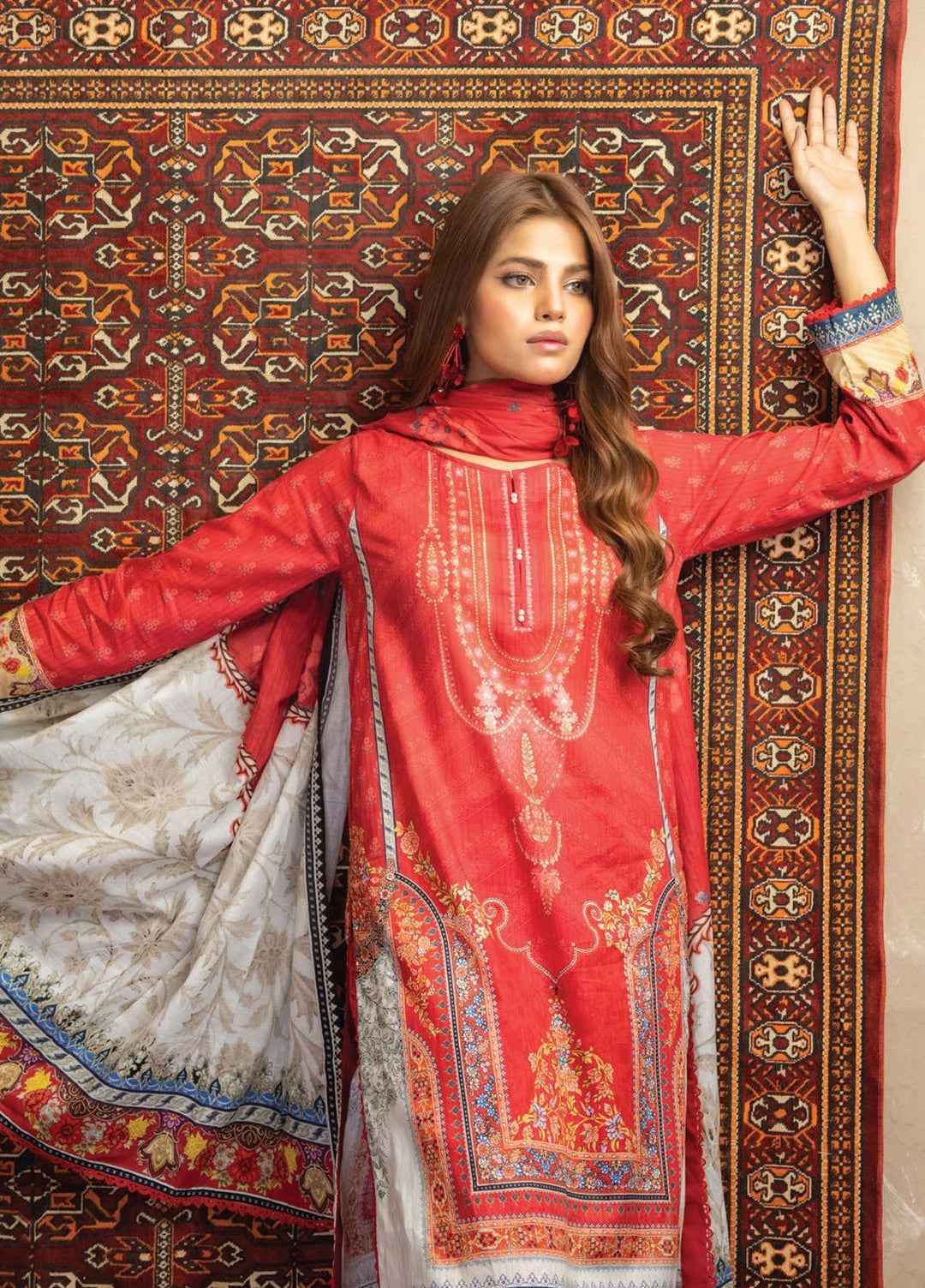 Salina By Regalia Textiles Printed Lawn Suits Unstitched 3 Piece RGT23SP D-06 - Summer Collection