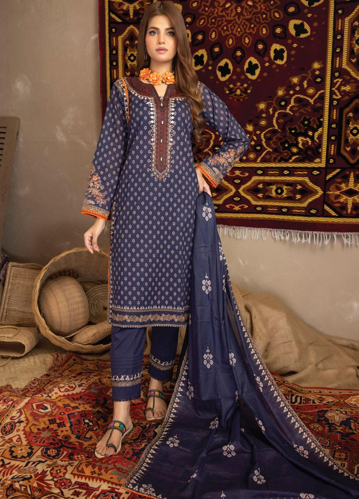 Salina By Regalia Textiles Printed Lawn Suits Unstitched 3 Piece RGT23SP D-08 - Summer Collection