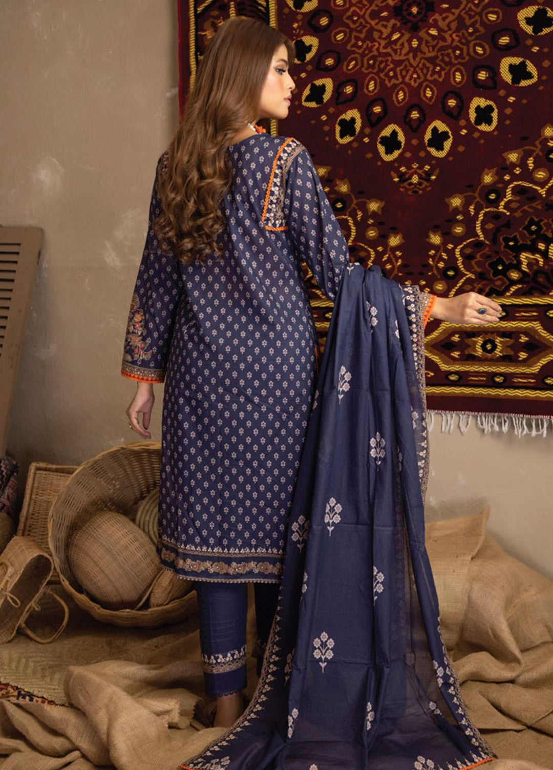 Salina By Regalia Textiles Printed Lawn Suits Unstitched 3 Piece RGT23SP D-08 - Summer Collection