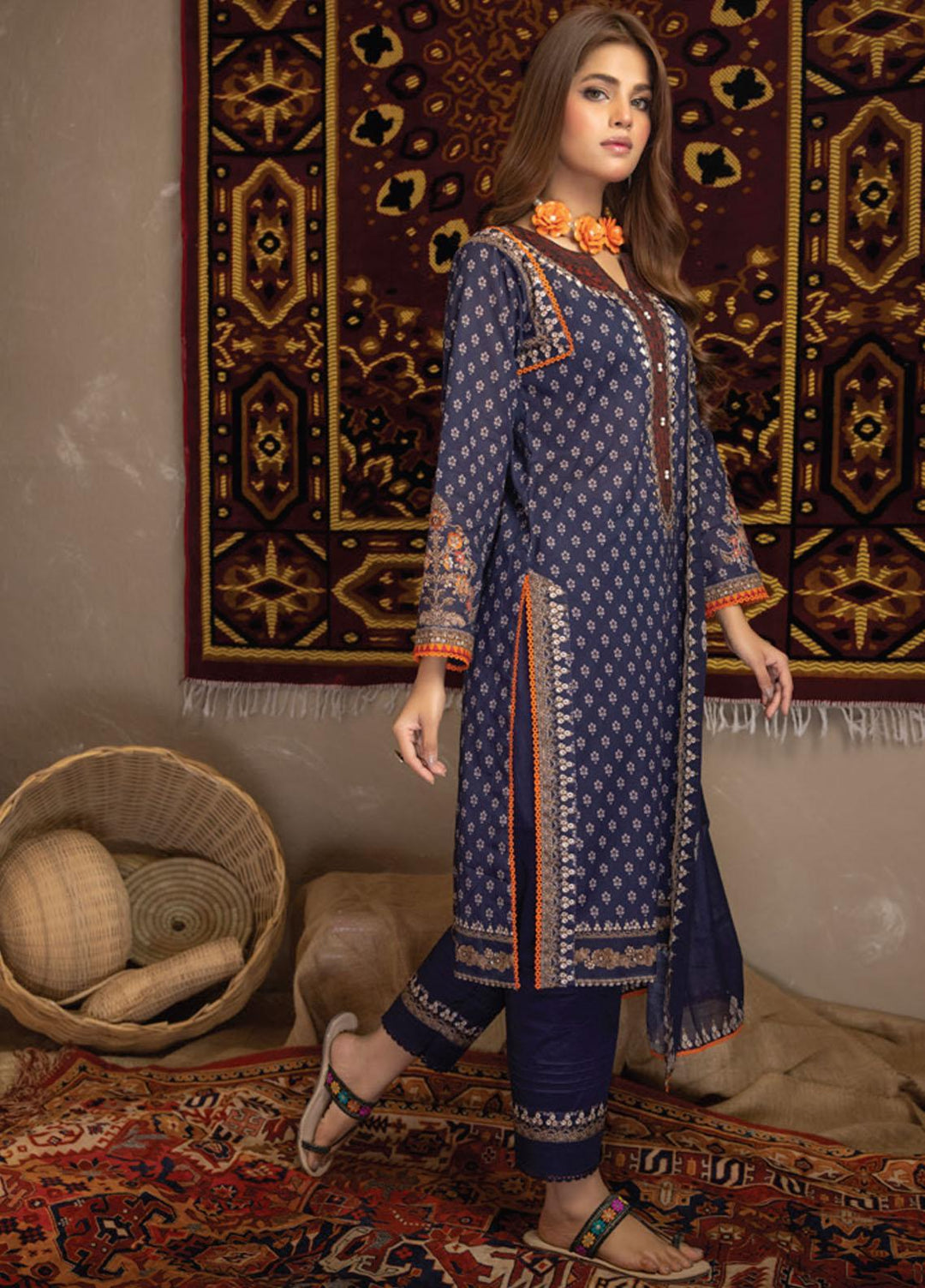 Salina By Regalia Textiles Printed Lawn Suits Unstitched 3 Piece RGT23SP D-08 - Summer Collection