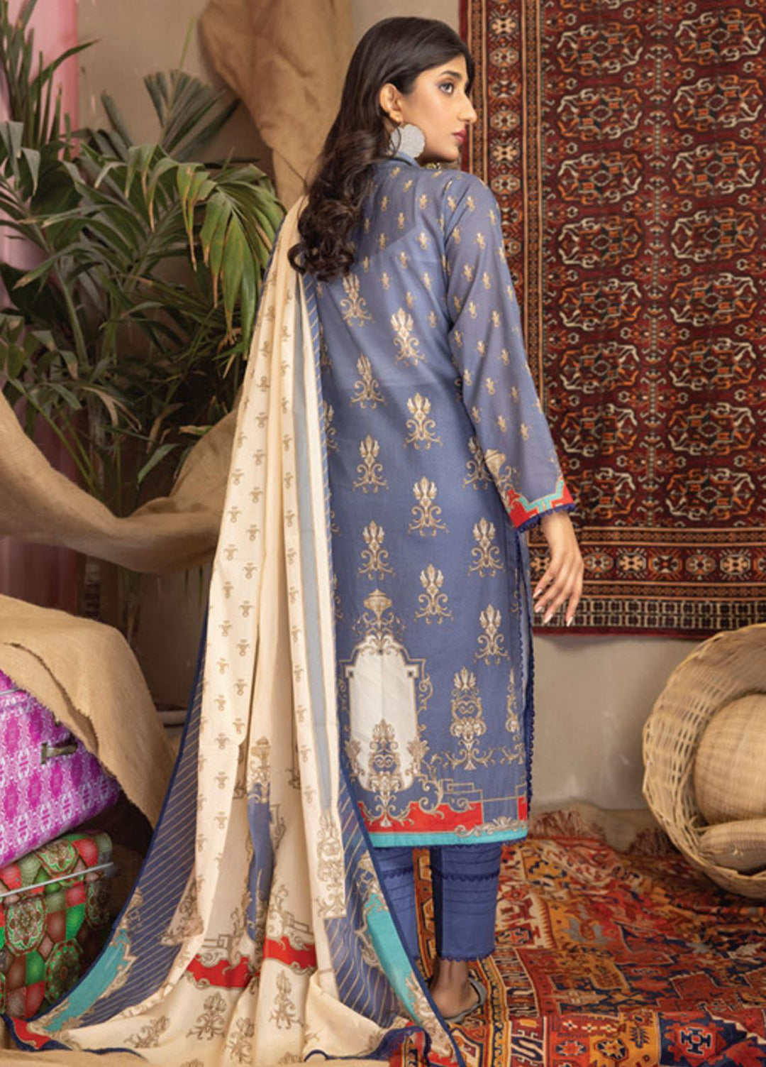 Salina By Regalia Textiles Printed Lawn Suits Unstitched 3 Piece RGT23SP D-09 - Summer Collection