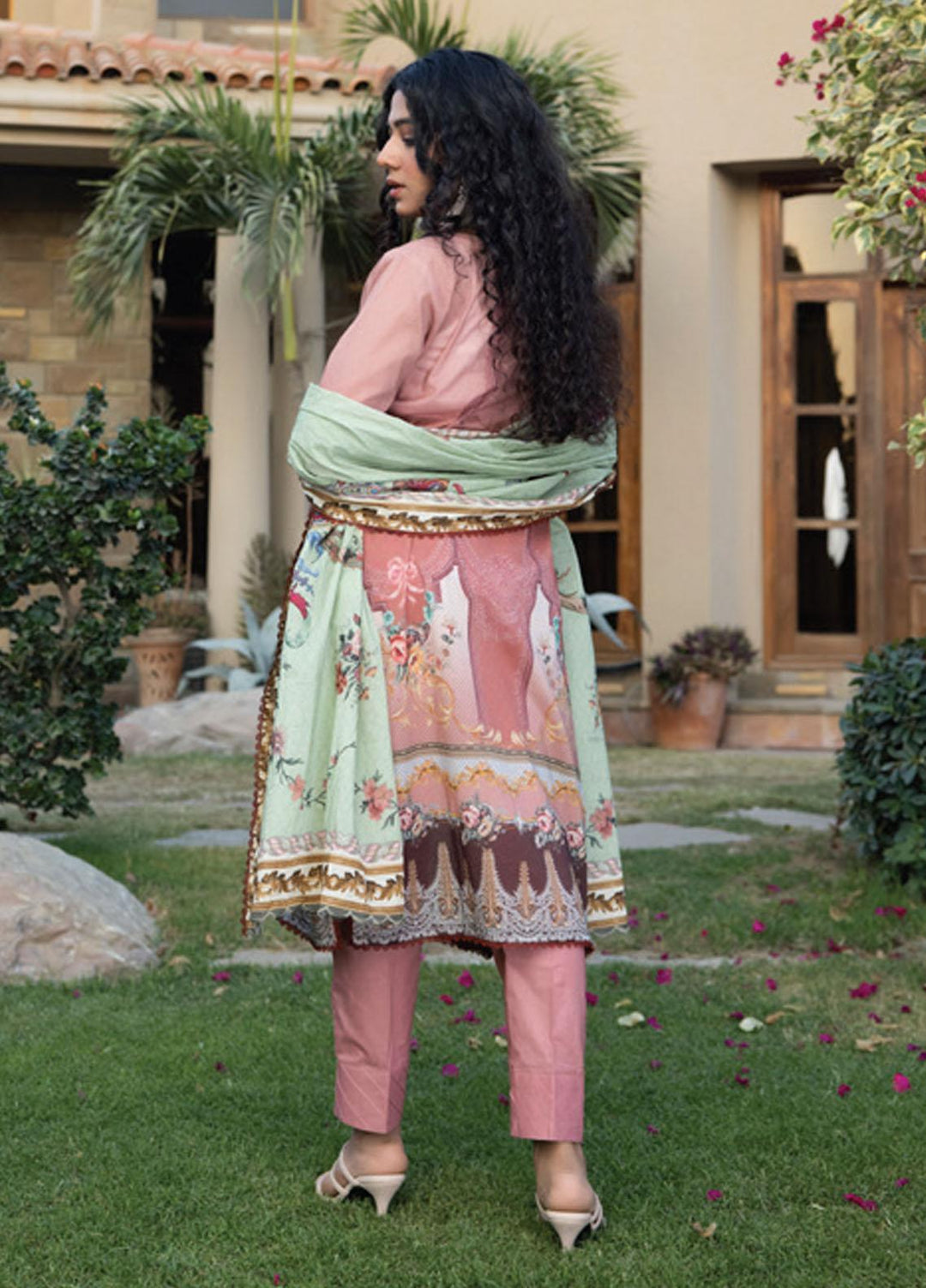 Salina By Regalia Textiles Printed Lawn Suits Unstitched 3 Piece RGT23SP D-12 - Summer Collection