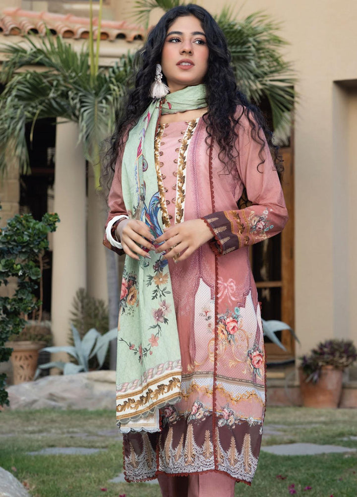 Salina By Regalia Textiles Printed Lawn Suits Unstitched 3 Piece RGT23SP D-12 - Summer Collection