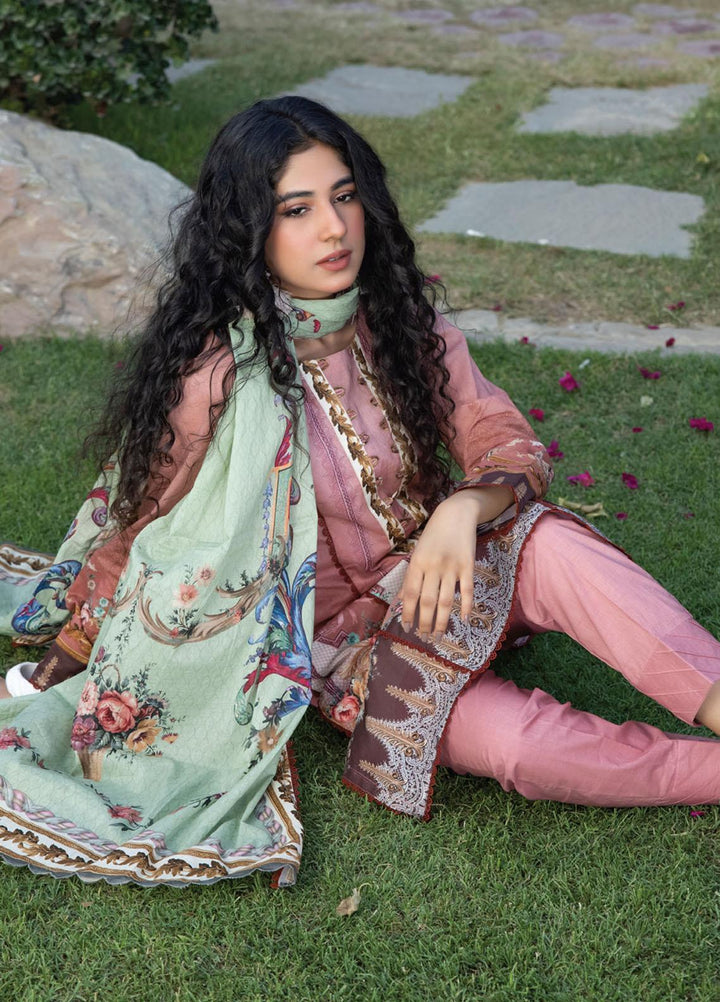 Salina By Regalia Textiles Printed Lawn Suits Unstitched 3 Piece RGT23SP D-12 - Summer Collection