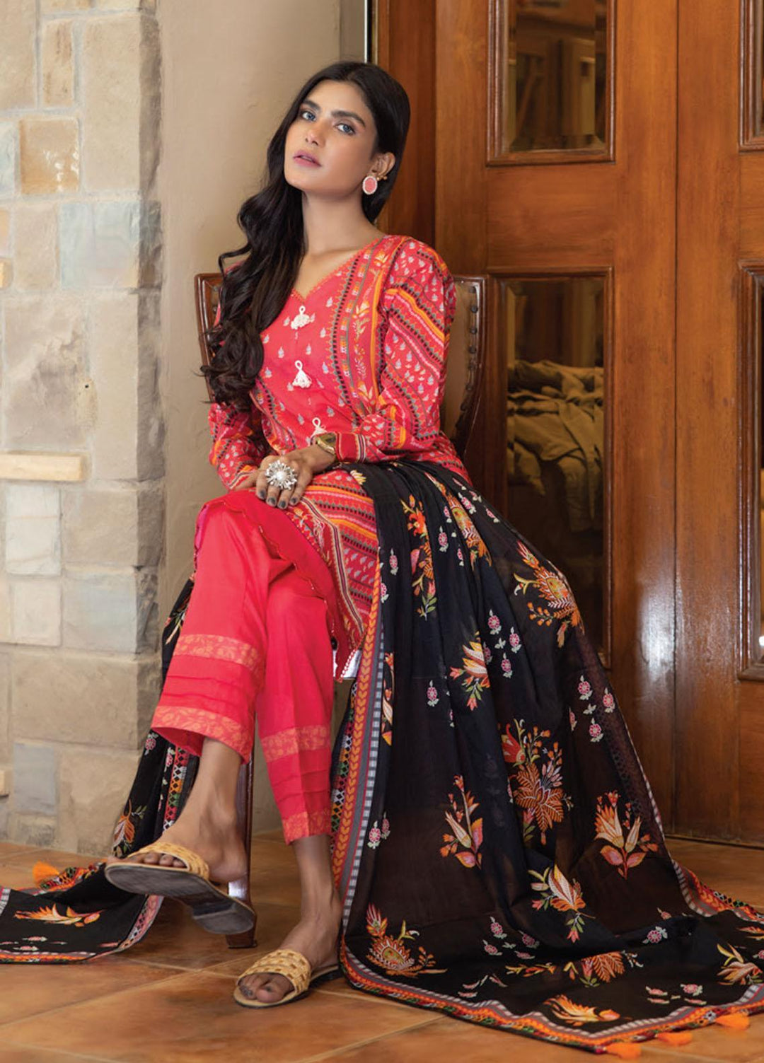 Salina By Regalia Textiles Printed Lawn Suits Unstitched 3 Piece RGT23SP D-14 - Summer Collection