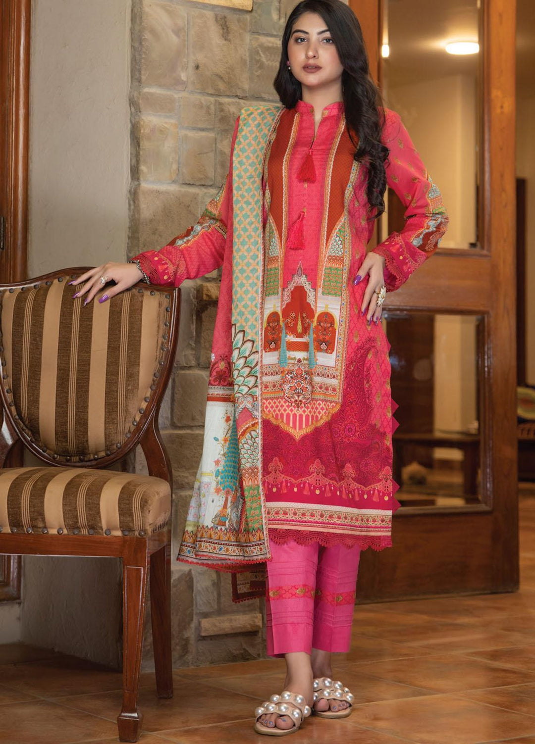 Salina By Regalia Textiles Printed Lawn Suits Unstitched 3 Piece RGT23SP D-15 - Summer Collection