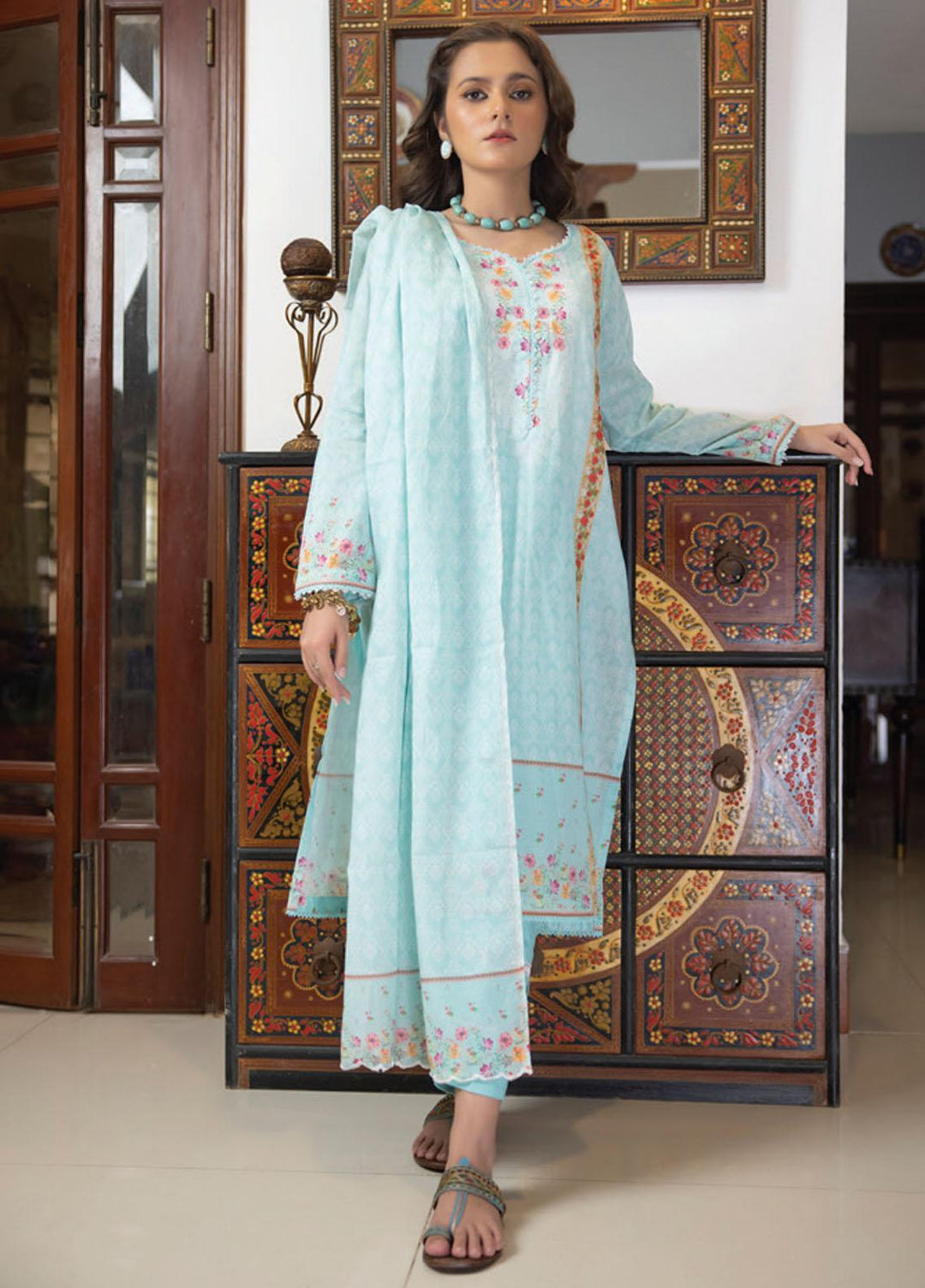 Salina By Regalia Textiles Printed Lawn Suits Unstitched 3 Piece RGT23-S14 01 - Summer Collection