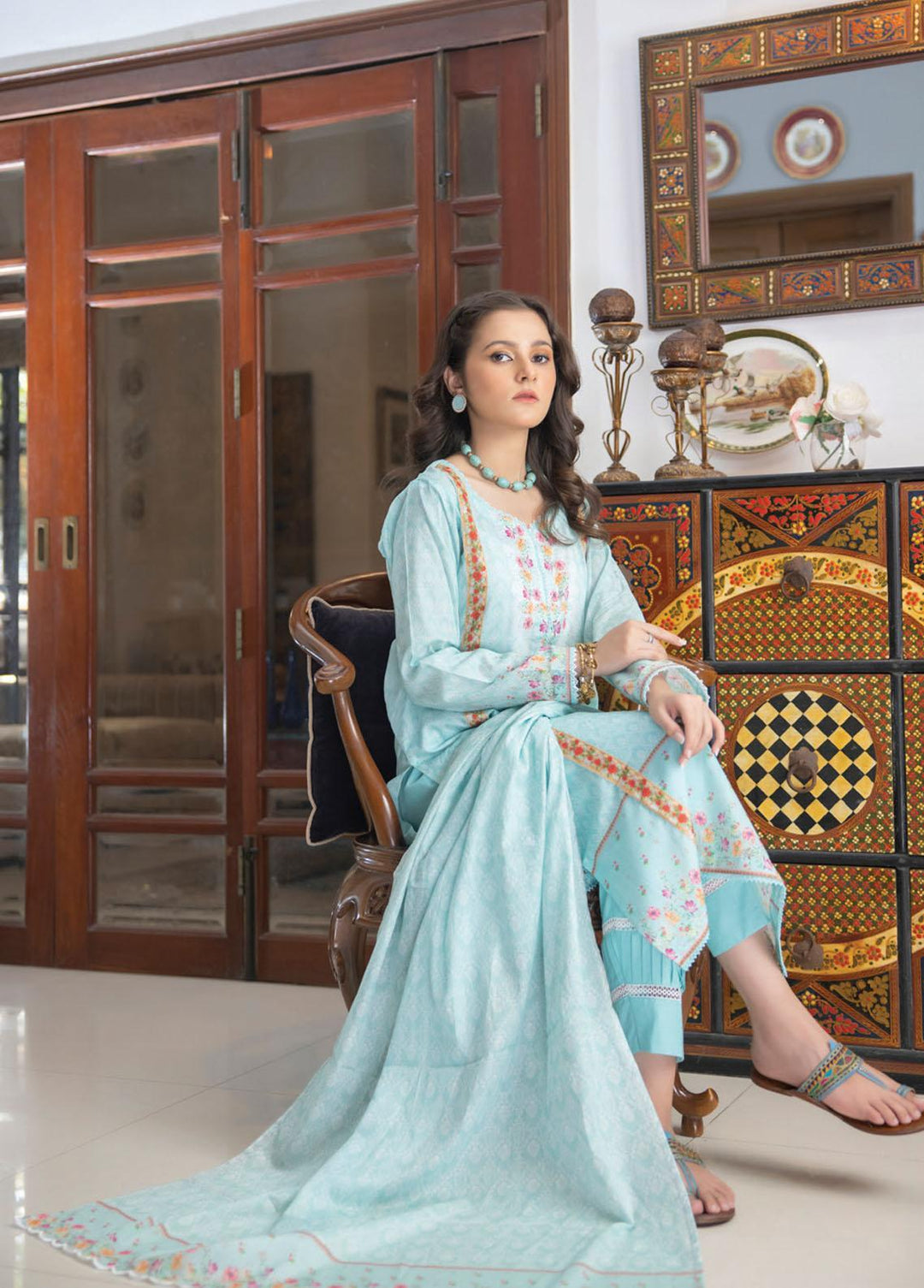 Salina By Regalia Textiles Printed Lawn Suits Unstitched 3 Piece RGT23-S14 01 - Summer Collection