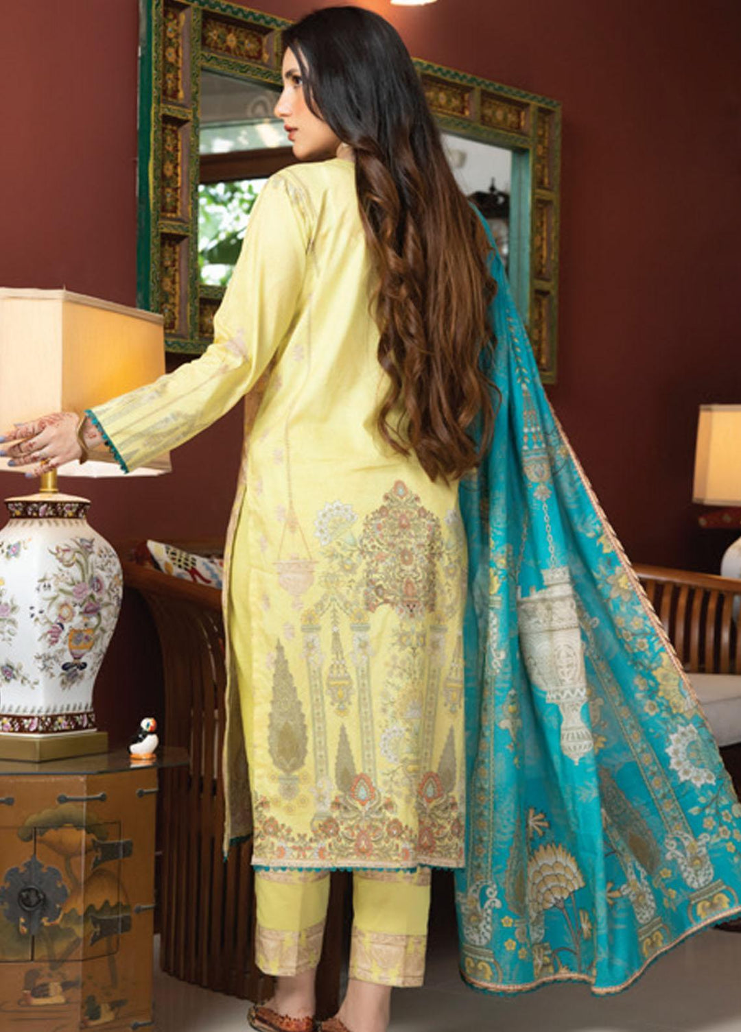 Salina By Regalia Textiles Printed Lawn Suits Unstitched 3 Piece RGT23-S14 10 - Summer Collection