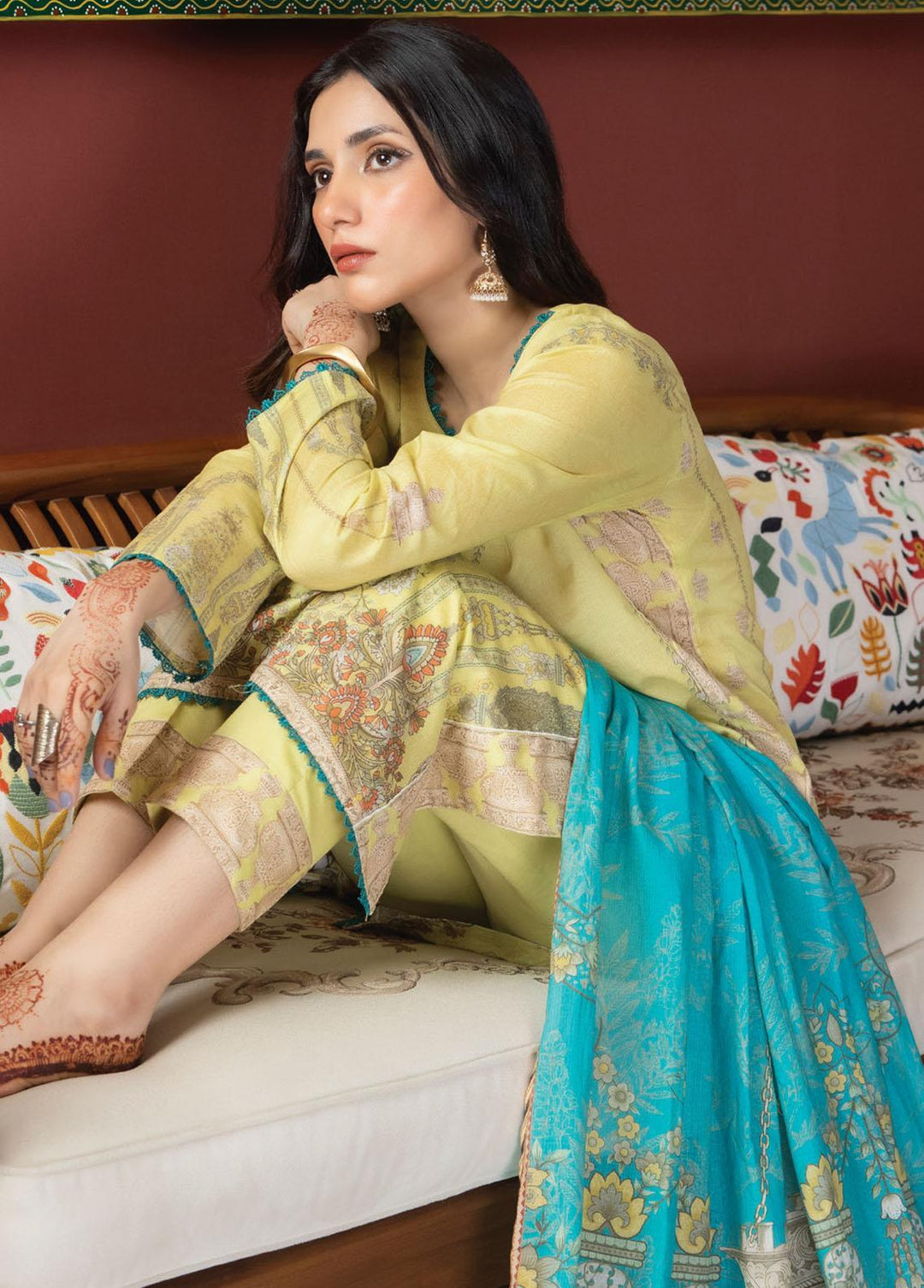 Salina By Regalia Textiles Printed Lawn Suits Unstitched 3 Piece RGT23-S14 10 - Summer Collection