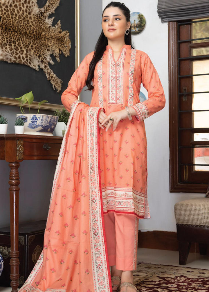 Salina By Regalia Textiles Printed Lawn Suits Unstitched 3 Piece RGT23-S14 02 - Summer Collection