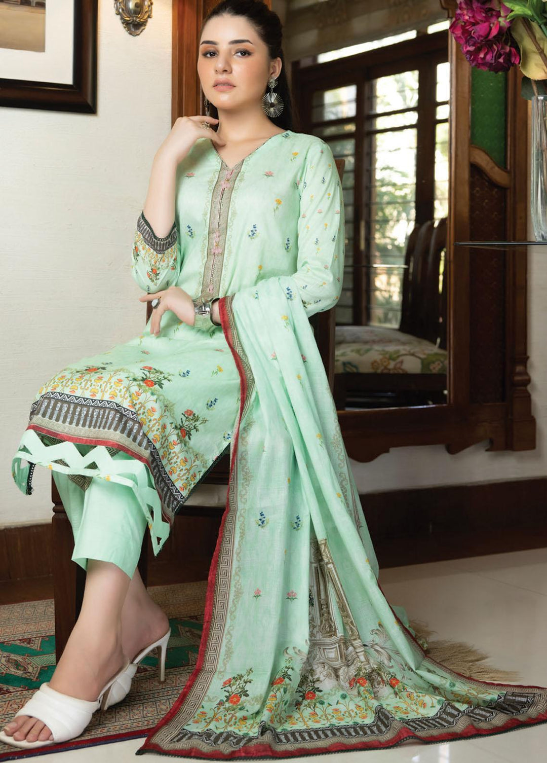 Salina By Regalia Textiles Printed Lawn Suits Unstitched 3 Piece RGT23-S14 05 - Summer Collection