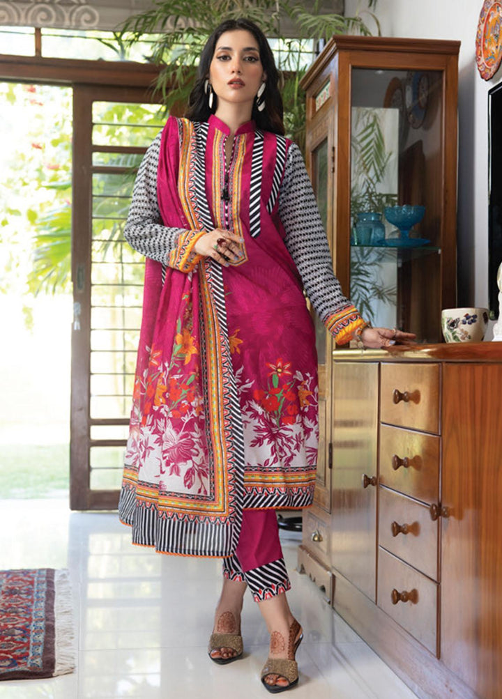 Salina By Regalia Textiles Printed Lawn Suits Unstitched 3 Piece RGT23-S14 07 - Summer Collection
