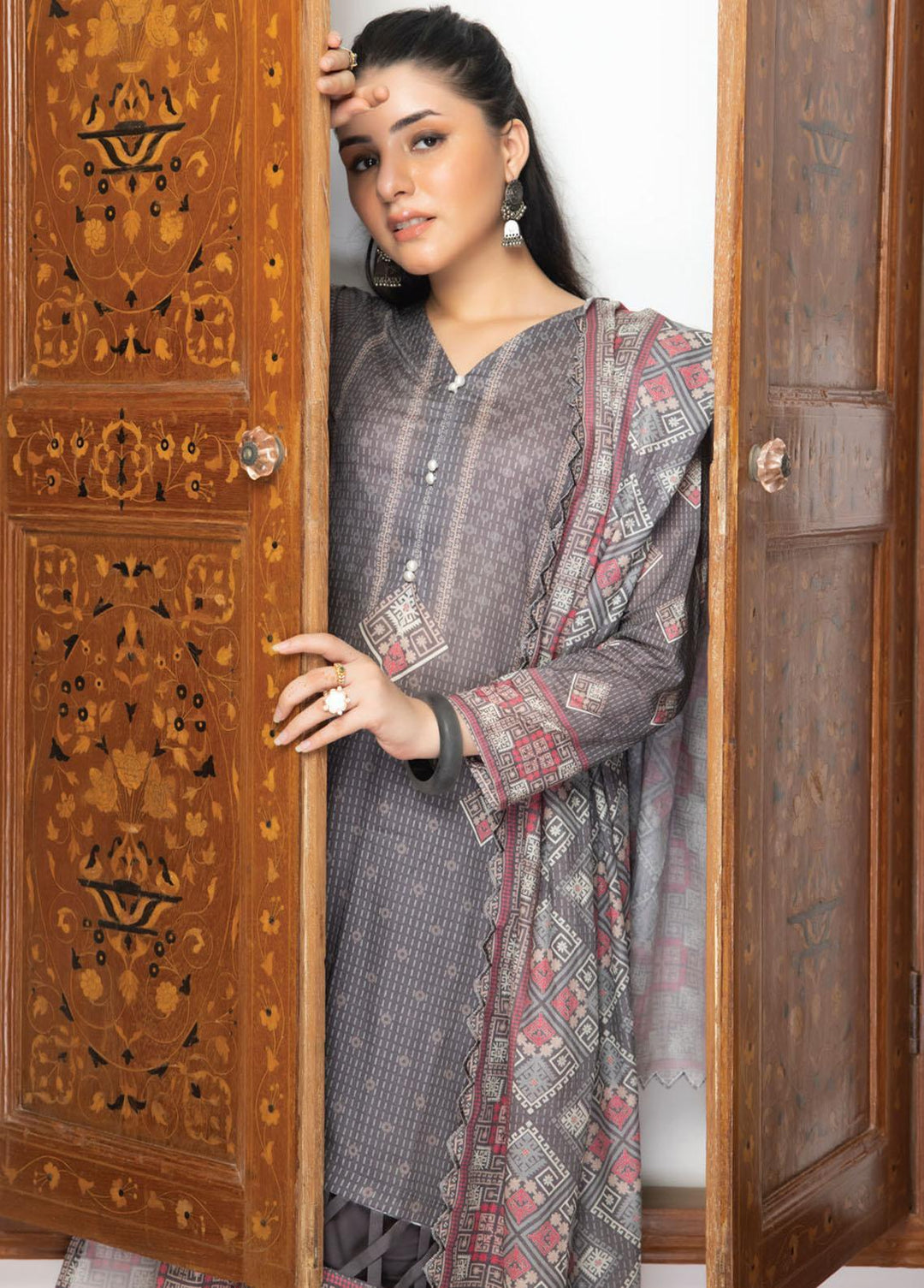 Salina By Regalia Textiles Printed Lawn Suits Unstitched 3 Piece RGT23-S14 08 - Summer Collection