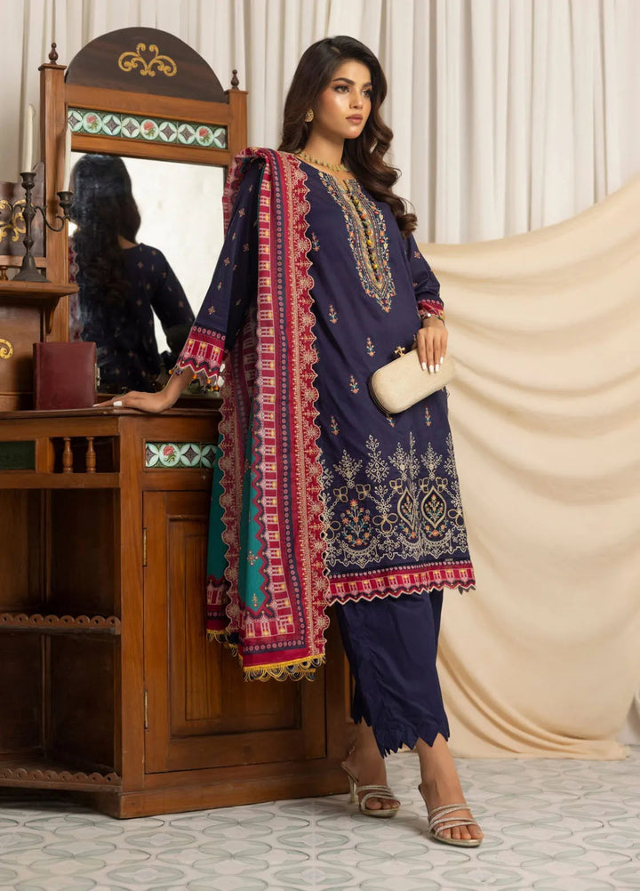 Salina by Regalia Textiles Printed Lawn Suit Pret 3 Piece RGT25LC D-02 - Summer Collection