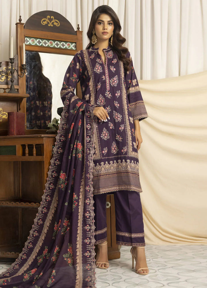 Salina by Regalia Textiles Printed Lawn Suit Pret 3 Piece RGT25LC D-04 - Summer Collection