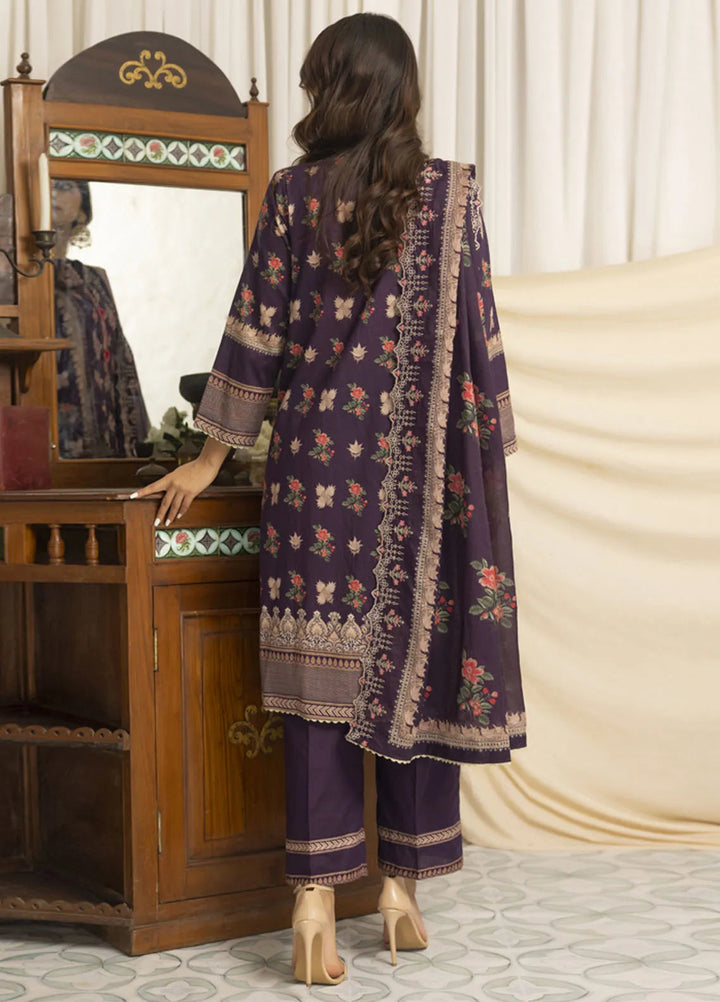 Salina by Regalia Textiles Printed Lawn Suit Pret 3 Piece RGT25LC D-04 - Summer Collection