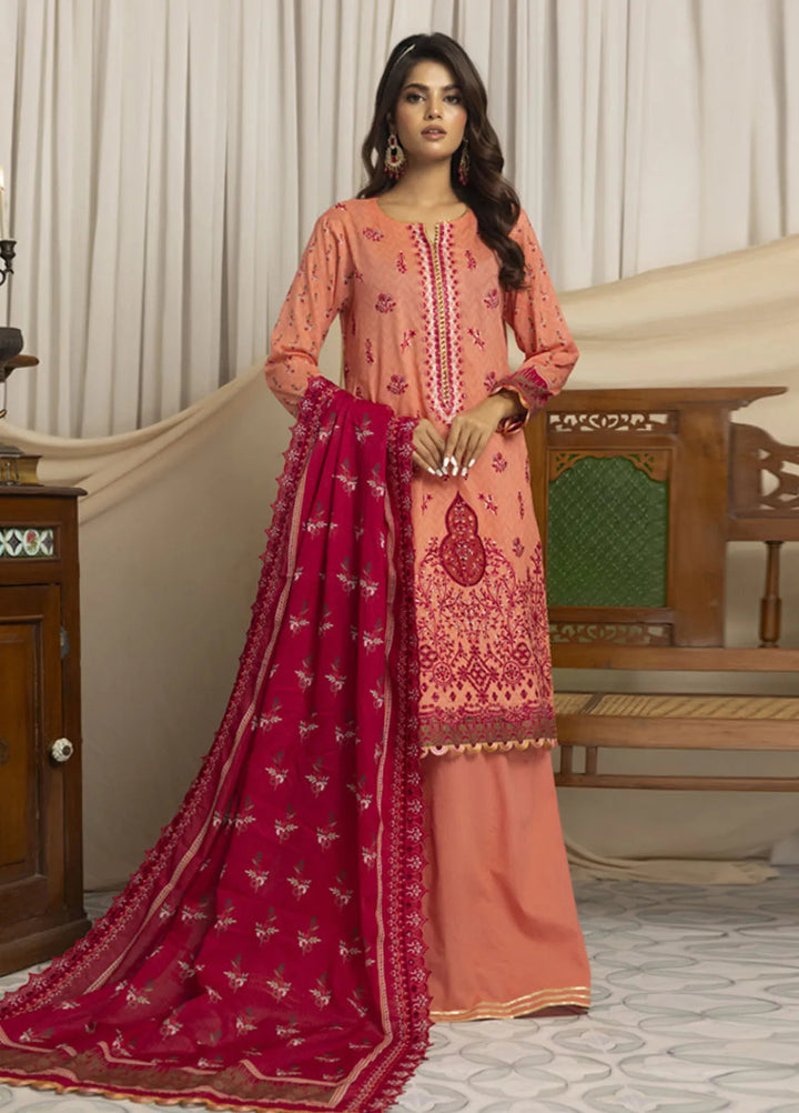 Salina by Regalia Textiles Printed Lawn Suit Pret 3 Piece RGT25LC D-07 - Summer Collection