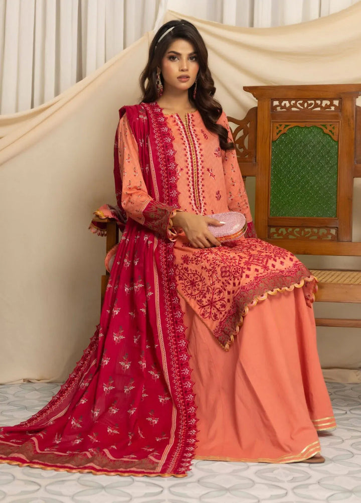 Salina by Regalia Textiles Printed Lawn Suit Pret 3 Piece RGT25LC D-07 - Summer Collection