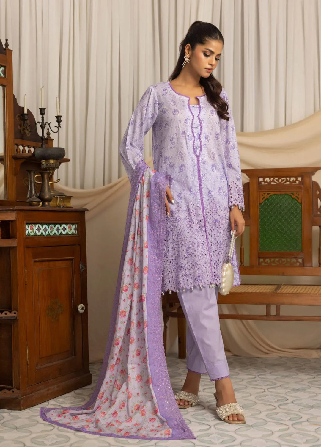 Salina by Regalia Textiles Printed Lawn Suit Pret 3 Piece RGT25LC D-09 - Summer Collection