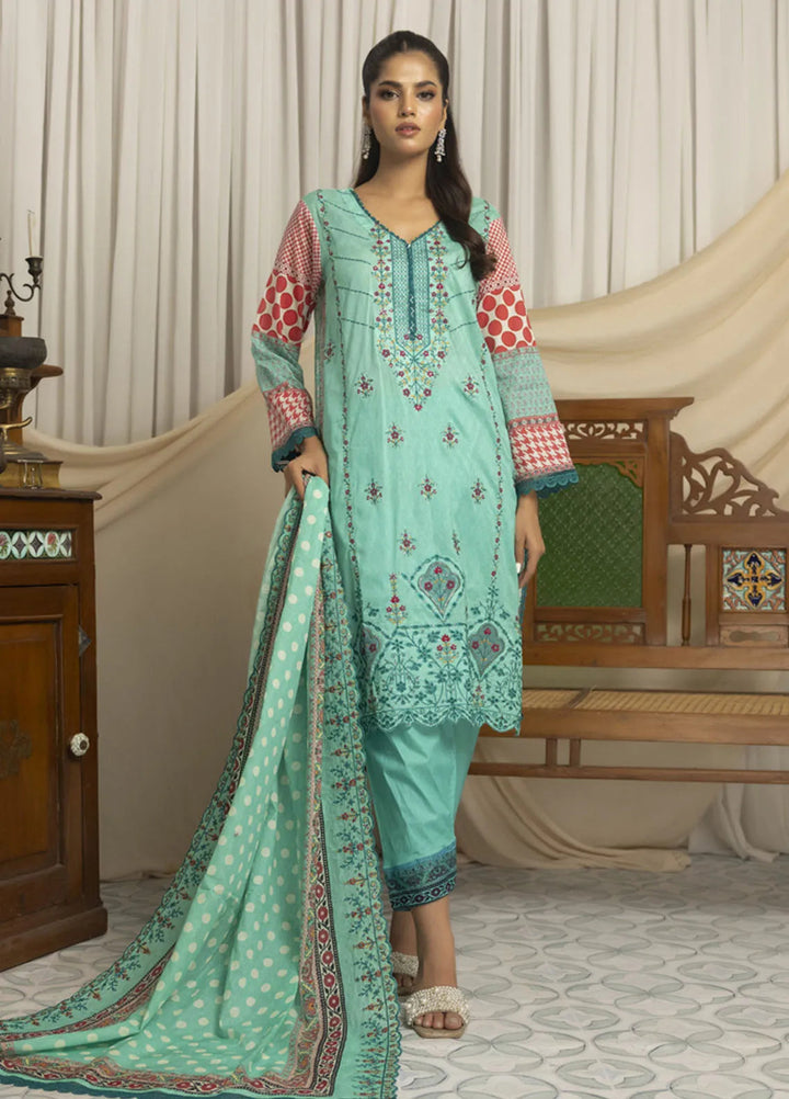 Salina by Regalia Textiles Printed Lawn Suit Pret 3 Piece RGT25LC D-10 - Summer Collection