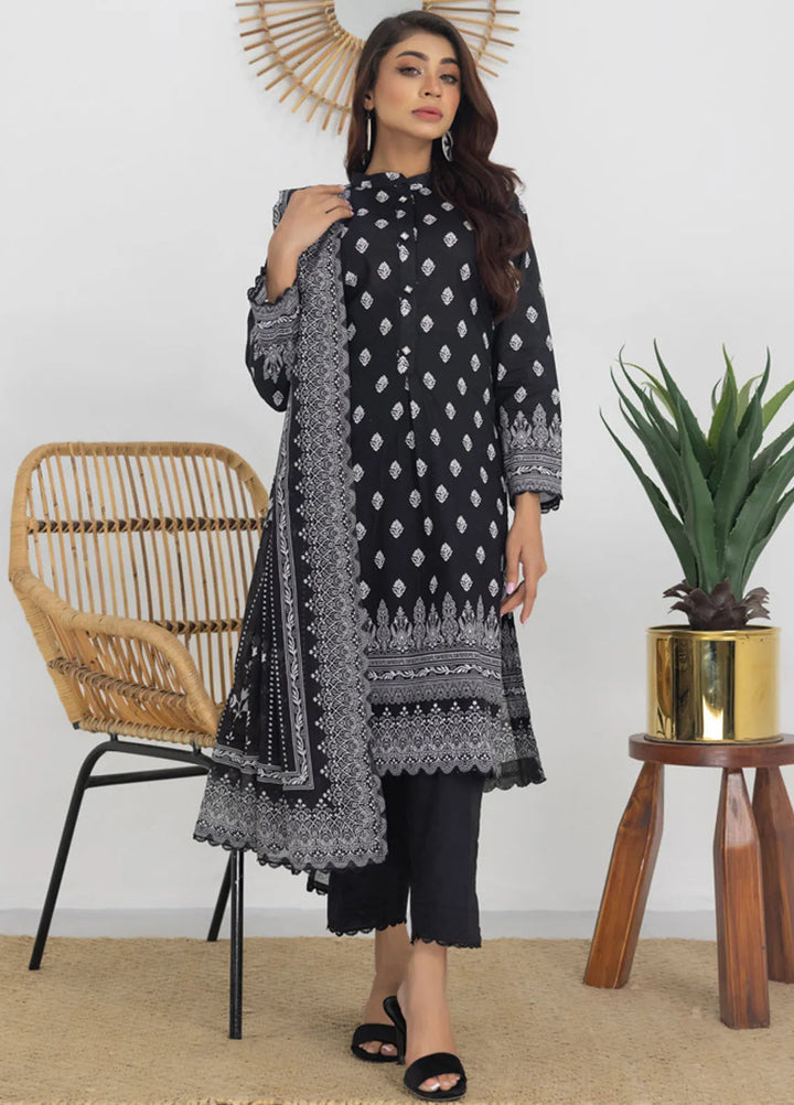 Salina by Regalia Textiles Printed Lawn Suit Unstitched 3 Piece RGT24BW3 D-02 - Summer Collection